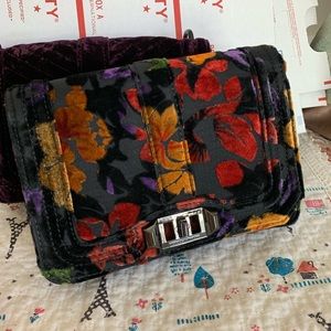 new Rebecca Minkoff flower velvet crossbody bag